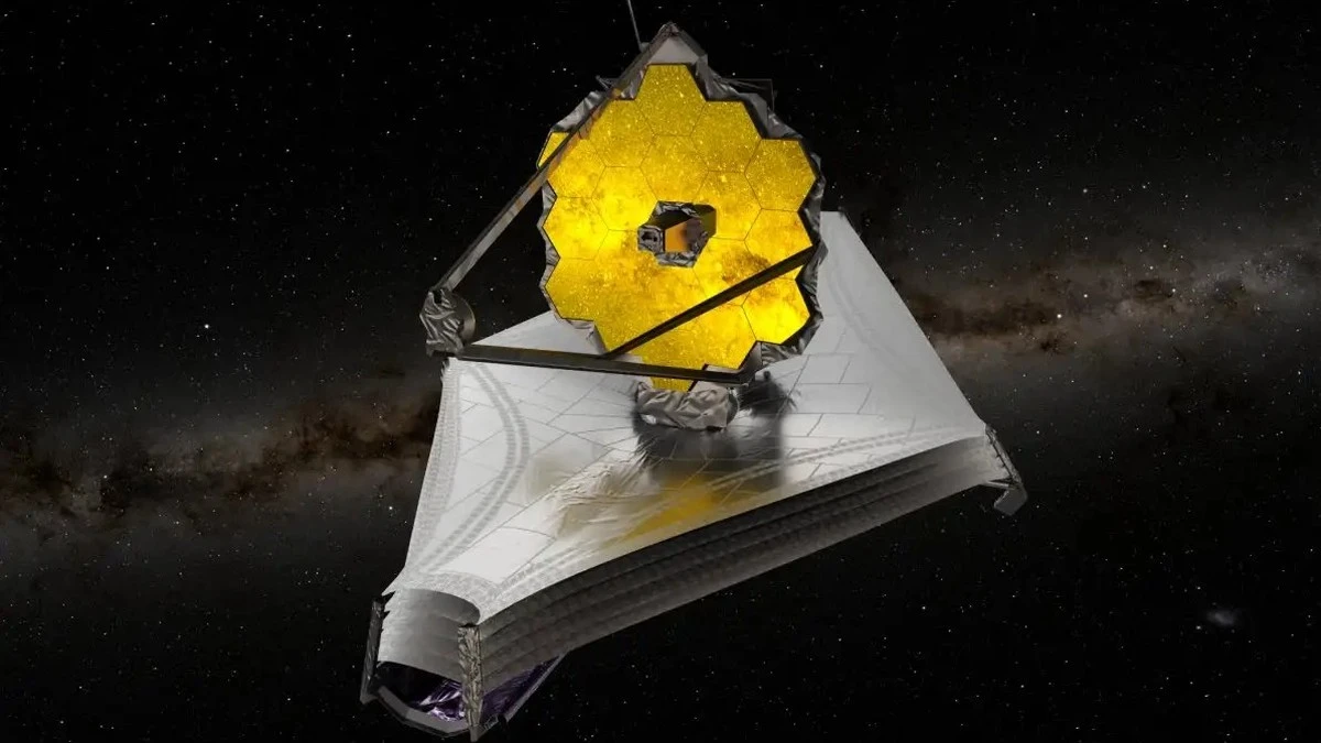 Teleskop Jamesa Webba sfotografował w kosmosie ognistą klepsydrę