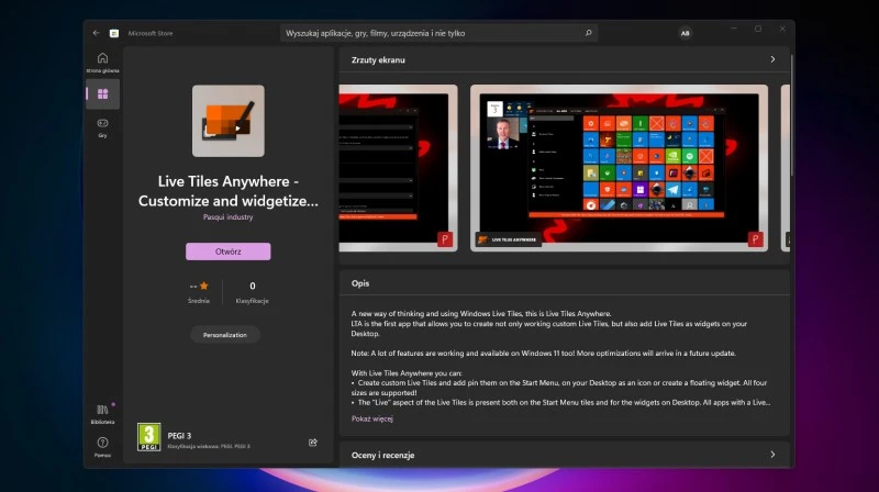 W Windows 11 brakuje Ci kafelków? Ta darmowa apka je przywraca