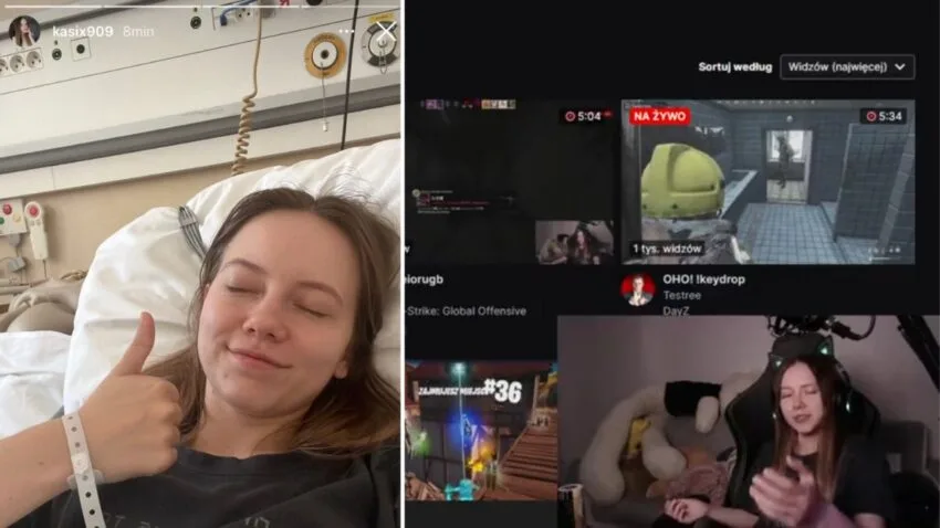 Polska streamerka dostała udaru podczas transmisji na żywo