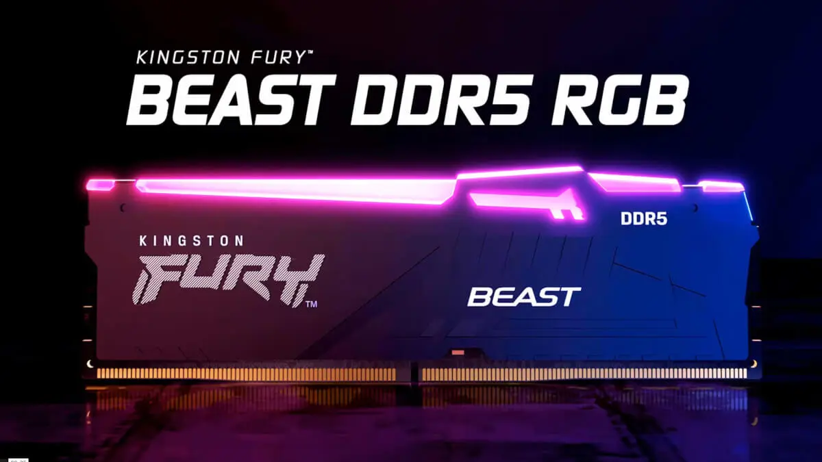 Kingston Fury Beast DDR5 RGB. Stylowy i szybki RAM z podświetleniem