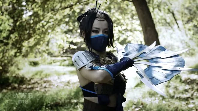 Wachlarze Kitany z Mortal Kombat odtworzone w rzeczywistości (wideo)