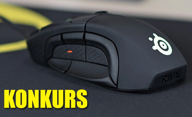 Konkurs! Zgarnij gamingową mysz SteelSeries Rival 500