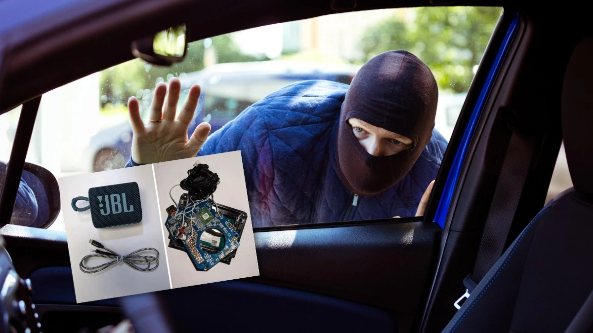 Coś, co wygląda jak głośnik JBL pozwala ukraść auto w 2 minuty