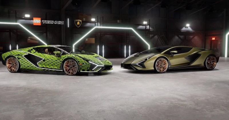 Oto pełnowymiarowy Lamborghini Sian z klocków Lego. Nie zgadniesz, jak długo go budowano