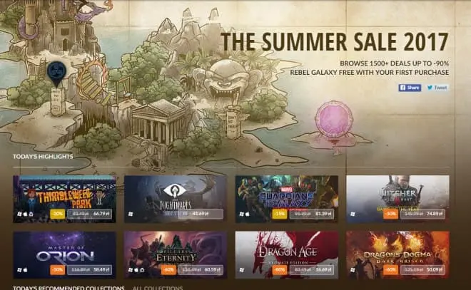 Ruszyła letnia wyprzedaż na GOG.com. Setki gier w niskich cenach