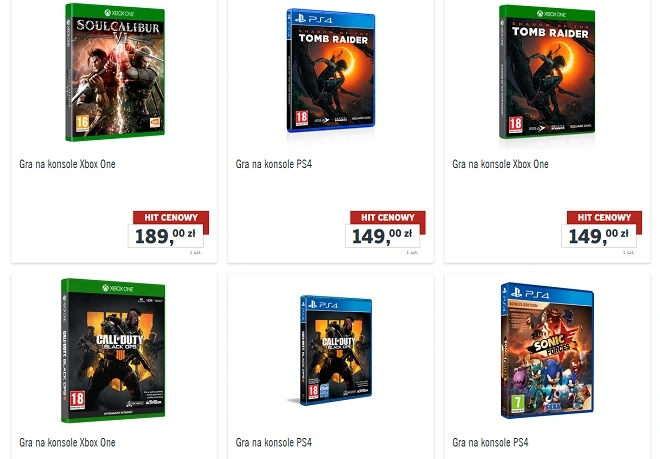 Gry na konsole od 79,90 zł już wkrótce w Lidlu