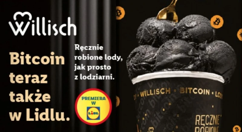 Lody Bitcoin w Lidlu. Zasmakuj odrobiny luksusu