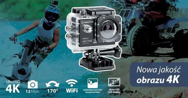 Manta wprowadza do sprzedaży kamerkę sportową 4K