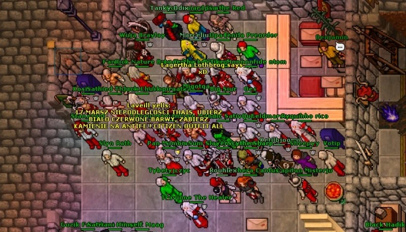 Marsz Niepodległości odbył się także w grze Tibia