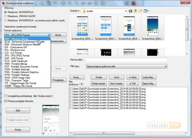 masowa zmiana formatu zdjec 5