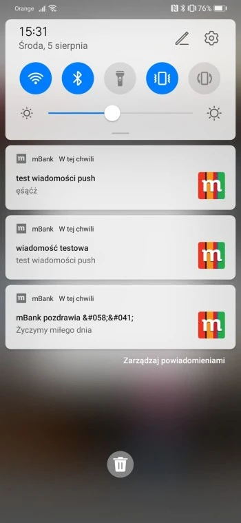 mbank awaria 5 sierpnia