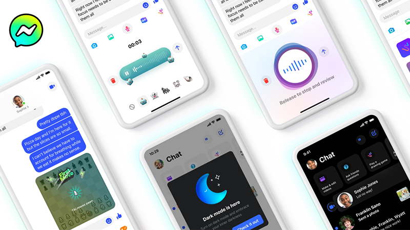 Messenger Kids z licznymi nowościami. Wśród nich ciemny motyw