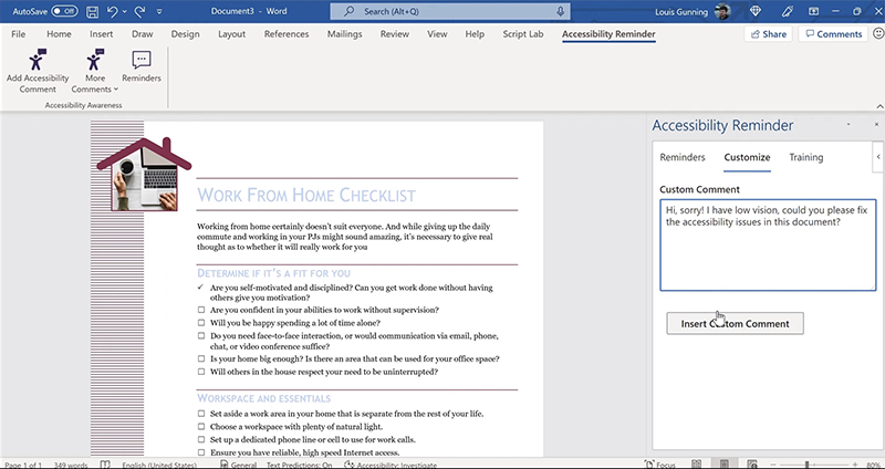 Microsoft 365 ze świetnymi ułatwieniami dostępu