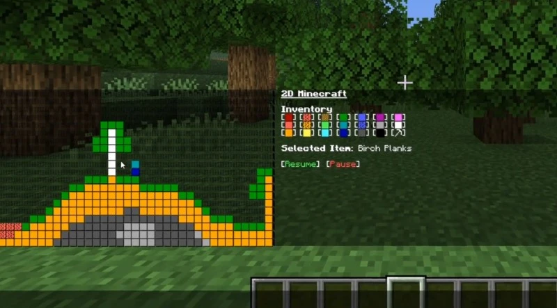 Teraz na czacie w Minecrafcie zagrasz w… Minecrafta 2D