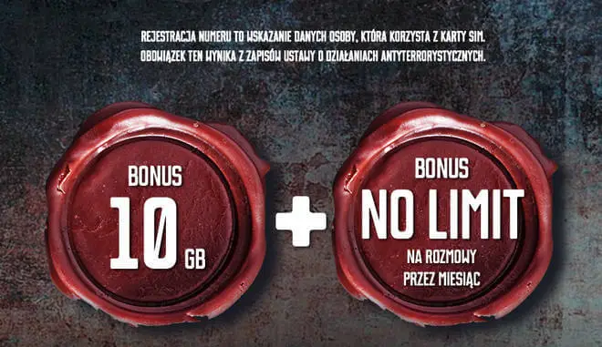 Rejestracja numeru w Mobile Vikings. Operator daje 10 GB internetu i rozmowy bez limitu przez 31 dni