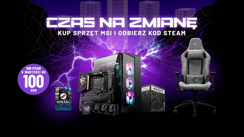 Kup sprzęt MSI, dostaniesz nawet 2200 złotych zwrotu
