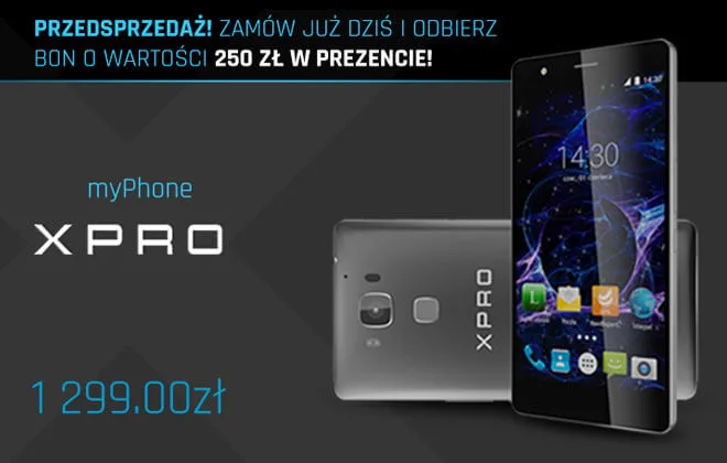 Ruszyła przedsprzedaż flagowego smartfona myPhone X PRO