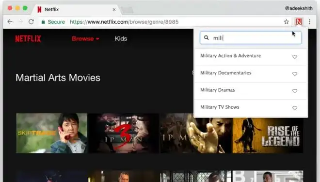 Dzięki tej wtyczce odnajdziesz ukryte kategorie Netfliksa
