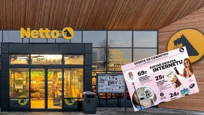 Tanie gadżety dla internetowych twórców w Netto