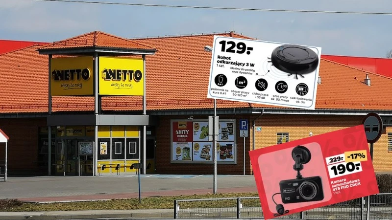Tanie gadżety w Netto. Robot odkurzający za bezcen i wiele innych