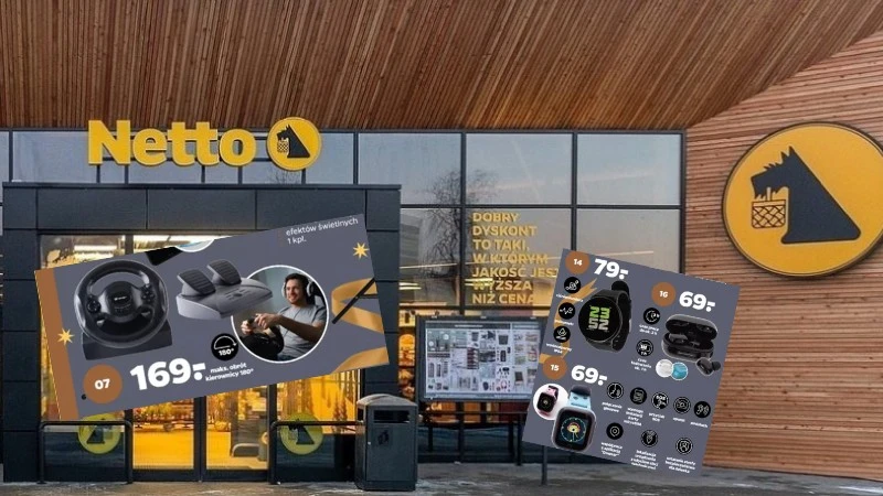 Tania elektronika w Netto – kierownica do gier i inne gadżety. Lista jest długa