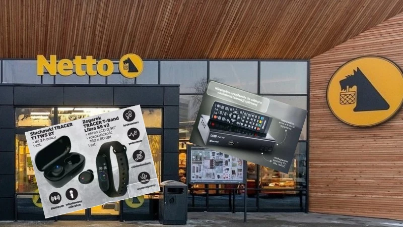 Tania elektronika w Netto. Tuner DVB-T2, smart opaska i inne w niskich cenach