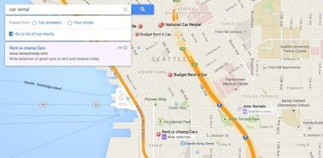 Google Maps testuje nowy interfejs