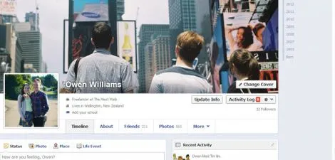 Facebook testuje nową wersję osi czasu