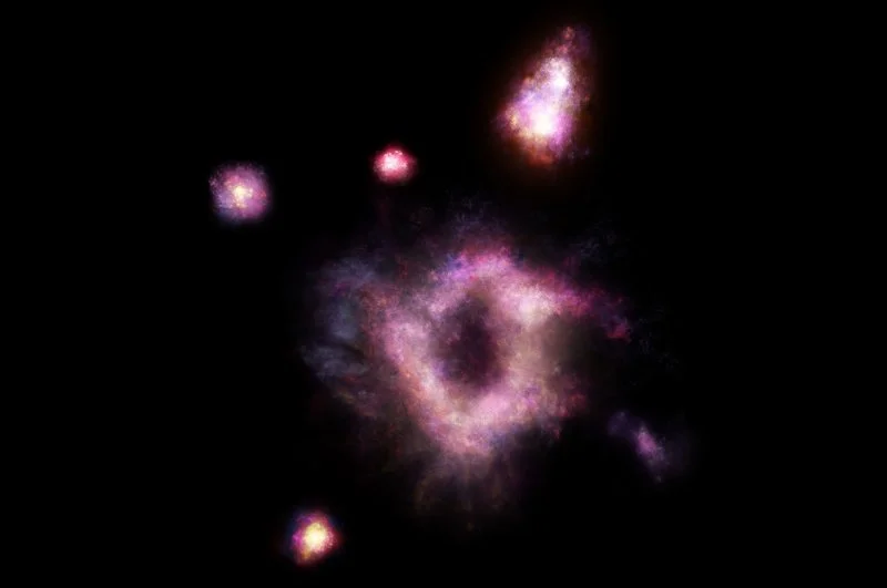 Astronomowie odkryli galaktykę w kształcie obwarzanka