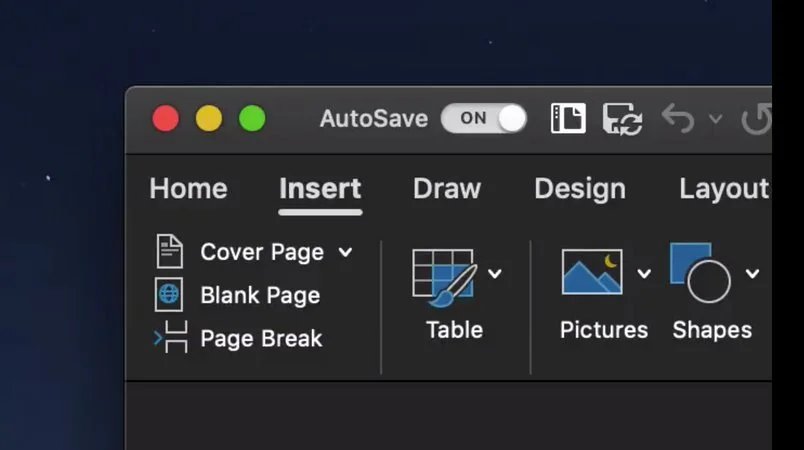 Pakiet Microsoft Office otrzyma ciemny tryb na macOS Mojave