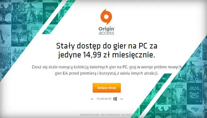 Origin Access od dziś dostępny w Polsce