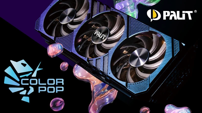 Karta graficzna mieni się kolorami jak kameleon. Palit ColorPOP RTX 3060 Ti