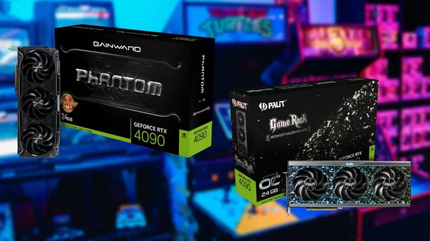 Palit i Gainward prezentują karty graficzne RTX 4090 i RTX 4080