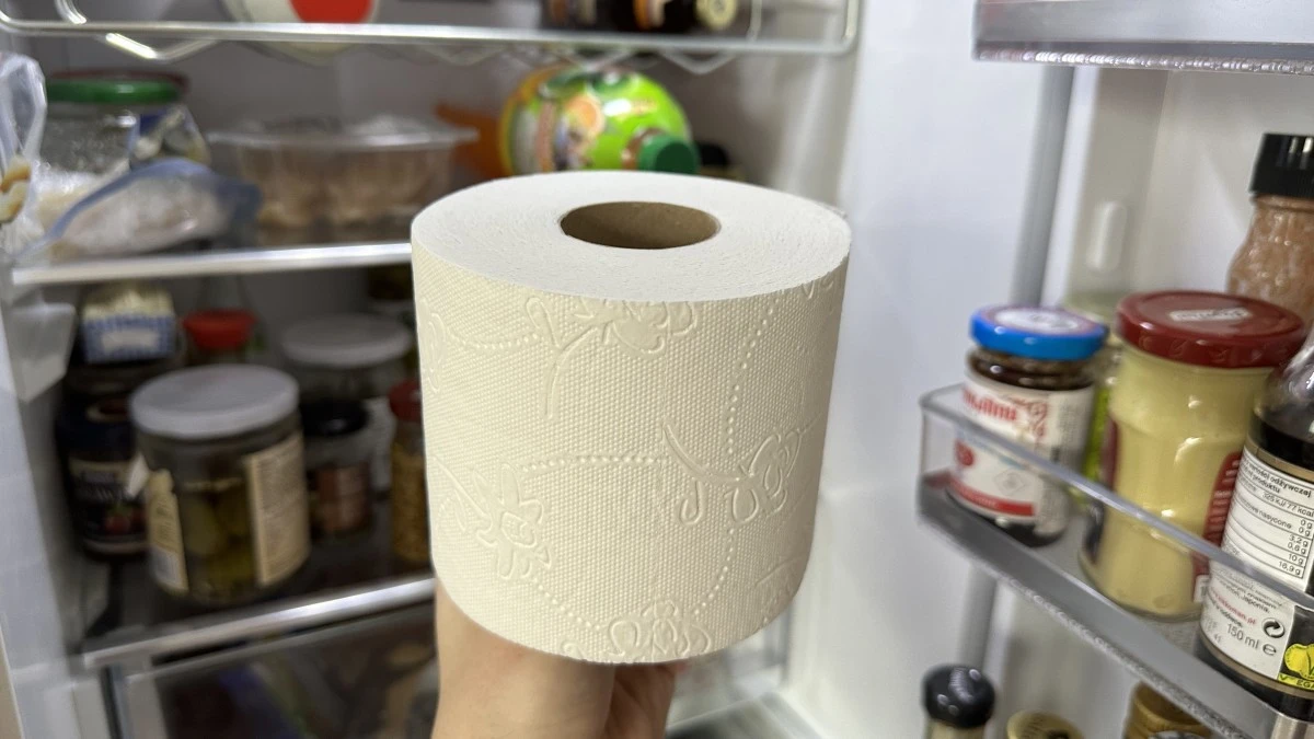 Włóż papier toaletowy do lodówki i zobacz, co się stanie. Podziękujesz później
