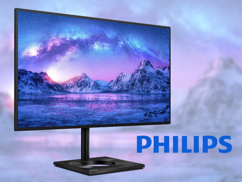 Wystarczy sam kabel USB-C, bez zasilania i HDMI. Philips 279C9 27 cali 4K HDR