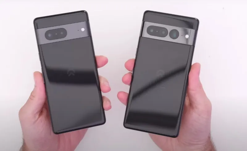 Google Pixel 7 i Pixel 7 Pro w pełnej krasie na wideo