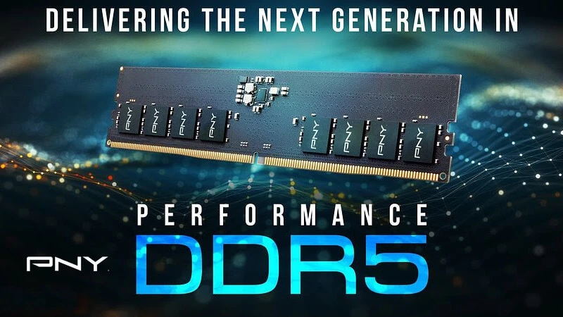 DDR5 nowej generacji także od PNY. Firma zapowiedziała moduły 4800 MHz