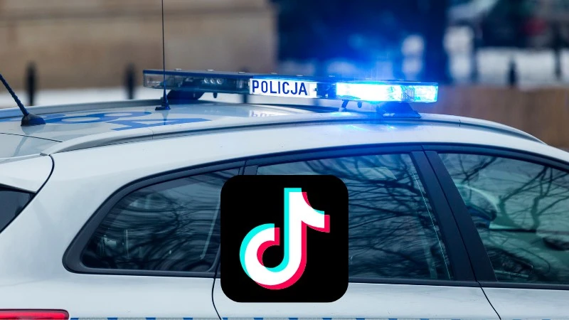 Polska Policja od teraz na TikToku. Jest już pierwszy filmik