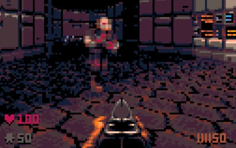 Poom to spikselizowana wersja Dooma. Zagraj w nią w przeglądarce