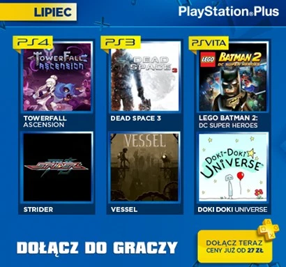 ps plus lipiec