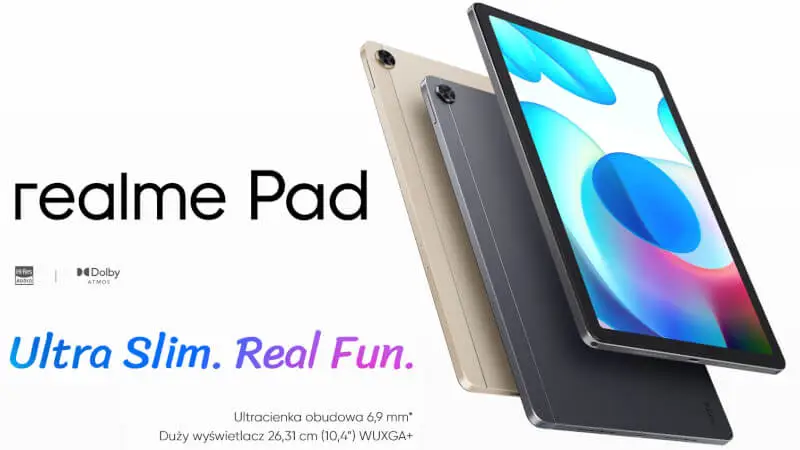 Mikołajkowa promocja z realme Pad. Smukły tablet w premierowej specjalnej ofercie