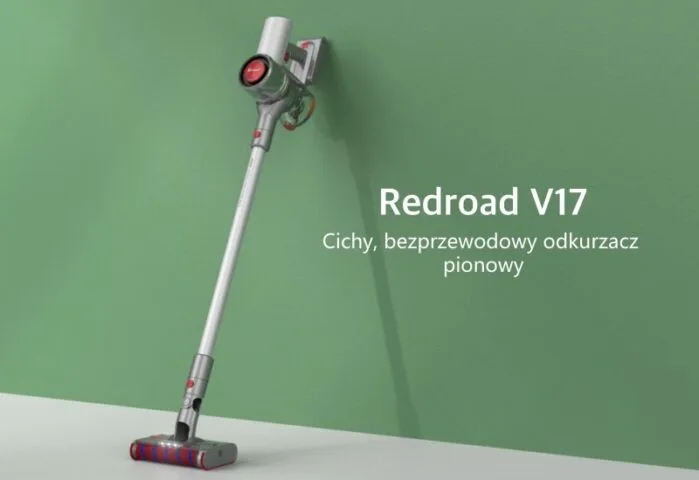 Cichy odkurzacz bezprzewodowy? RedRoad V17 ma w tej kwestii zaskakiwać
