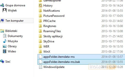 resetowanie ekranu start 3