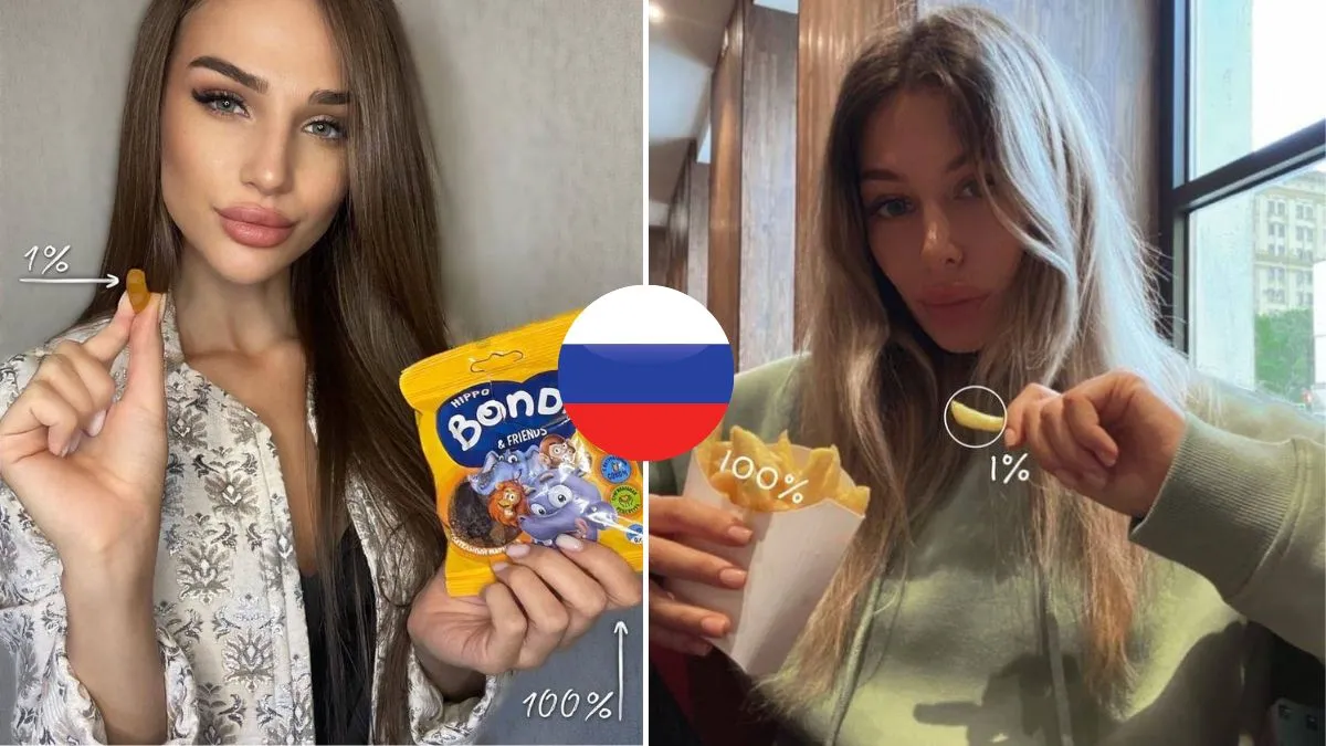 Rosyjskie influencerki w absurdalnej rządowej kampanii. Porównują żołnierzy do frytek i żelek