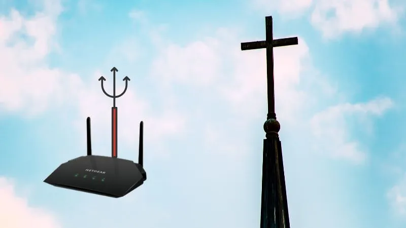 Sieć Wi-Fi o nazwie Lucyfer oburza wiernych. Proboszcz parafii grozi pozwem