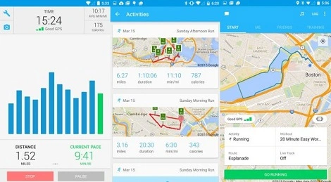 RunKeeper otrzymał nowy wygląd (Material Design)