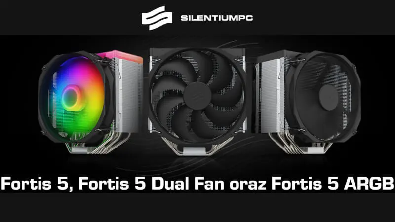 SilentiumPC Fortis 5 z ARGB. Polskie chłodzenie CPU z Synergy Cooling znów pozamiatało