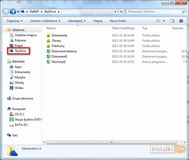 skydrive integracja 5