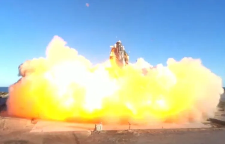 SpaceX: Test rakiety Starship SN8 zakończył się efektowną eksplozją