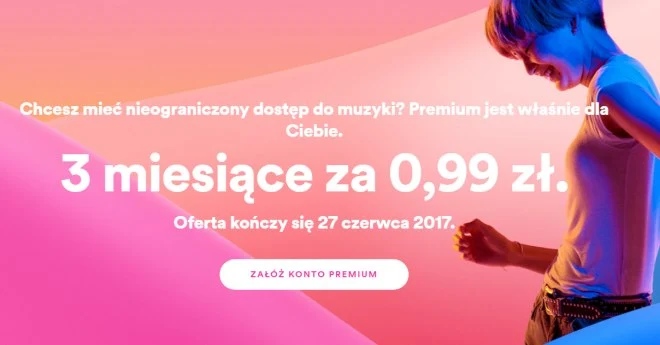 Promocja! Trzy miesiące Spotify Premium za 0,99 zł